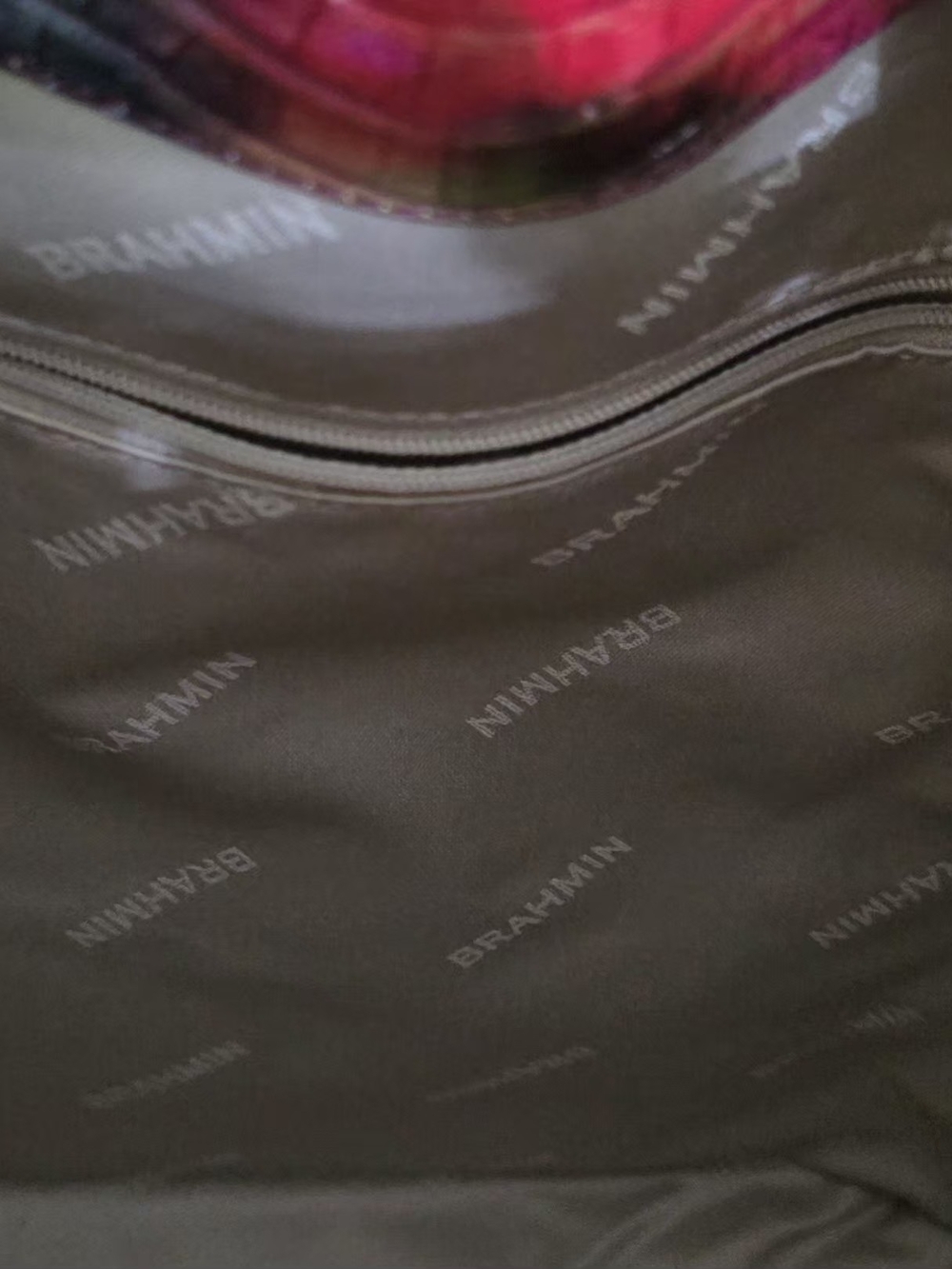 Brahmin Marlowe Bucket Bag In Fallstruck Melborne - Picture 12 of 14